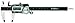 Fowler Full Warranty Stainless Steel Frame Absolute Economy Digital Caliper, 54-100-112-2, 0-12