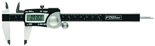 Fowler Full Warranty Stainless Steel Frame Absolute Economy Digital Caliper, 54-100-112-2, 0-12