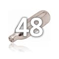 Cream Chargers (Box of 48) - Nitrous Oxide (N2O) Gas for Cream Whippers