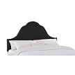 Monaco Nail Button Headboard - Black (Full/ Queen)