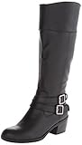 LifeStride Women's Winner Riding Boot,Black Wide Shaft,8.5 W US