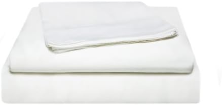 Alok International 300-110037 300 Thread Count Organic Cotton Sheet Set, King, White