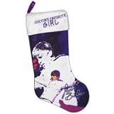 Justin Bieber Performing 2011 Holiday Christmas Stocking "Justins Favorite Girl"