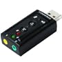 Daffodil US01 USB Sound Card 7.1 Channel / Plug and Play / Microphone (Mic) In and 3.5mm Speaker Out - For XP / VISTA / Windows 7