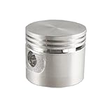 uxcell　12mmピン直径　合金シェル　エアーコンプレッサー　ピストン　シルバートーン