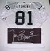 Tim Brown Oakland Raiders NFL Authentic Autographed Wilson Jersey