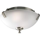 Progress Lighting P3290-09 2-Light Close-To-Ceiling Fixture, Brushed Nickel