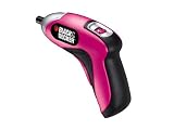 BLACK&DECKER �y���킢���J���[�ƃR���p�N�g�ȃf�U�C���z�z�[���h���C�o�[ �s���N/�u���b�N CSD300TP