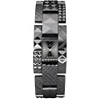 Authentic Burberry Womens Black Stainless Steel Etched Check Watch BU1176