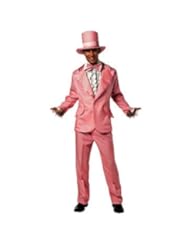 Apparel: Rasta Imposta 70s Funky Colored Tuxedo, Pink, Adult Large - Rasta Imposta