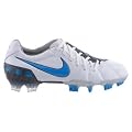 Nike Total90 Laser III K-FG wei�/blau Farbe: wei�/blau/schwarz