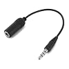 MEElectronics TRRS adapter for select Nokia, Samsung, and Sony Ericsson phones - 3.5mm 4-pin jack to 3.5 4-pin plug