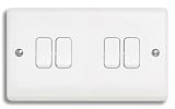 Contactum Aspire 10 amp 4 gang 2 way Plate switch