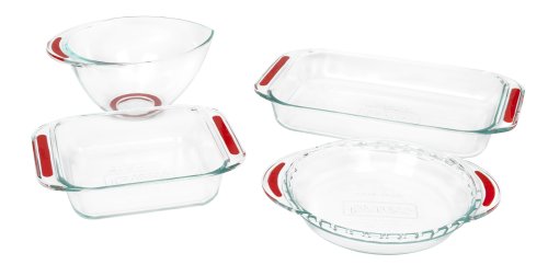 Pyrex Accents 4-Piece Bakeware Set