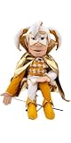 White & Gold Jester Soft Puppet