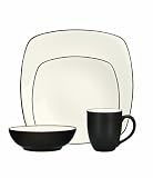 Noritake Colorwave Chocolate 4-Piece Square Place Setting