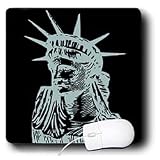 Florene Décor II - Art Deco Statue Of Liberty - Mouse Pads