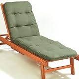 Tufted Outdoor Chaise Lounge Cushion