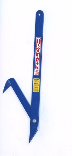 Trojan PV-20 Wall Puller Flat Bar Lever with 20-Inch Handle and 8-Inch Hook Trojan PV-20 Wall Puller Flat Bar Lever with 20-Inch Handle and 8-Inch Hook