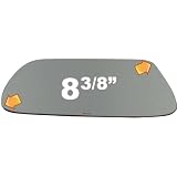 2005-2010 JEEP CHEROKEE-WAGONEER (MID SIZE) Heated, Flat, Driver Side Replacement... by Automotive Mirror Glass