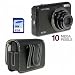 Samsung SL420 10.2MP Digital Camera with Memory Card and Case Bundle
