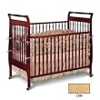 Angel Line Jersey Sleigh Crib Finish: Oak