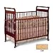 Angel Line Jersey Sleigh Crib Finish: Oak