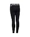 Under Armour Boys' HeatGear Armour Fitted Leggings, Black/Black, Youth Large