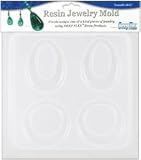 RESIN JEWELRY REUSABLE PLASTIC MOLD 1/PKG-EARRINGS 2 PAIRS