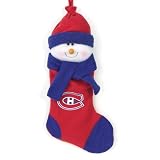 Montreal Canadiens NHL Snowman Holiday Stocking (22)"