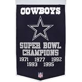 Dallas Cowboys 24x36 Wool Dynasty Banner