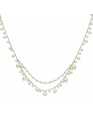Sterling Silver Freshwater Cultured Pearl 16in Necklace