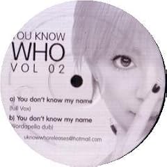 ALICIA KEYS / YOU DONT KNOW MY NAME (REMIX)