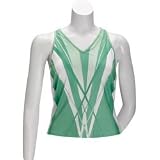 Bolle Tennis Julep Peint Racer Back Tank (COLOR: Green/White, SIZE:Extra Large)