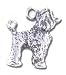   - Solid Sterling Silver Toy Poodle Charm