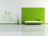 Highwheeler Bicycle Vinyl Wall Decal Sticker Graphic By LKS Trading Post