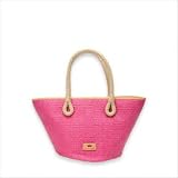 Balinese Breeze Gidget Tote Bag in Tulip Pink Grasscloth Reviewed Balinese Breeze Gidget Tote Bag in Tulip Pink Grasscloth Reviewed
