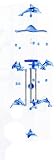 Outdoor Living : Dolphin Acrylic Wind Chime