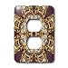 Cindy Thorrington Haggerty Kaleido Mandela - Dizzy Diamonds - Light Switch Covers - 2...