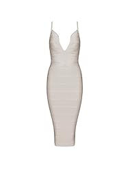 V-neck Nylon/Rayon/Spandex Cocktail Spaghetti Strap Bandage Dress/Bodycon Dress/Club Dress/Prom Dress/Party Dress 