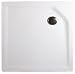 Schulte Acryl-Duschbecken Duschwanne Duschtasse extra flach, Quadrat, ohne Schürze, 900x900 mm