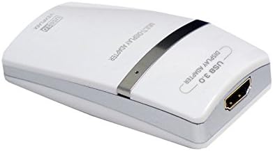 Portable USB 3.0 to HDMI/DVI Multi-Display Adapter up to 2048x1152 Pixels Expandable up to 6 Display adapters Simultaneously on a PC system