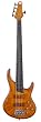 MTD Kingston Bass Guitar Z 5 String, Fretless with Lines, Burled Maple