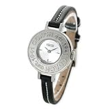 COACH Watches:Coach Women's 14500943 Heritage Black Leather Strap Watch