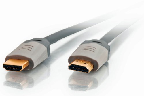 Cables To Go 98035 Premium HDMI Digital Audio/Video Cable (8 Feet, Black/Grey)