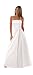 Elegantes langes Abendkleid, Farbe weiß von Astrapahl