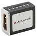 Monster Advanced for HDMI 1080p Coupler VA HDMI CPL NF - Video / audio coupler - HDMI - 19 pin HDMI (F) - 19 pin HDMI (F) - double shielded