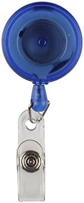 Retractable reel with Belt Clip for ID Badge Reel (Dark Blue)