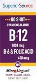 No Shot B6/ B12/ Folic Acid 100 Tablets