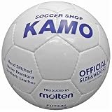 KAMO KAMOオリジナル フットサルボール ホワイト×ブルー